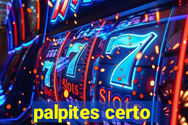 palpites certo